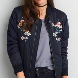 A&E Floral Embroidered Jacket